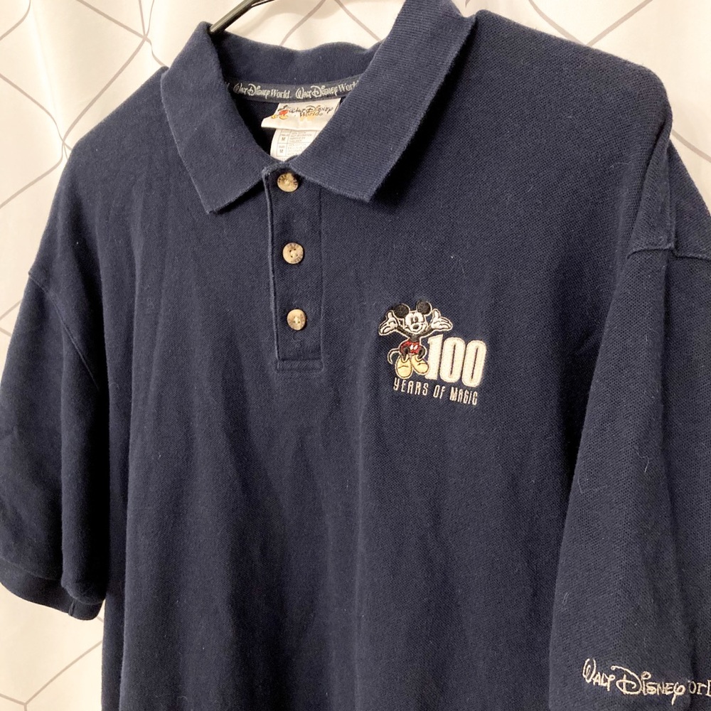 Vintage Mickey Mouse collared tee shirt